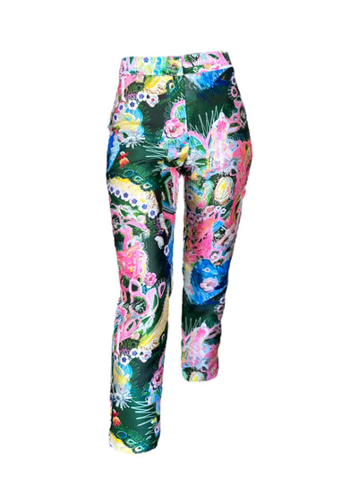 PATRICIA FITTED PANT PRINTED TWILL